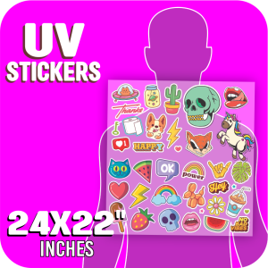 UV Stickers 24 inches x 22 Inches